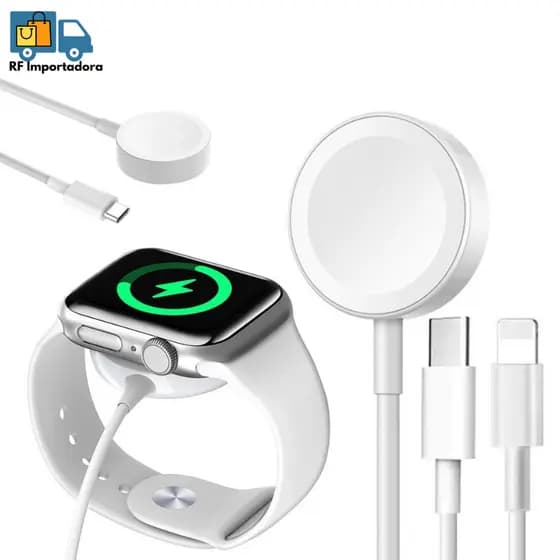Carregador Relógio Magnético Por Indução USB/TIPO C Smartwatch Apple Watch Original