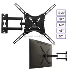 Suporte Universal Articulado Para TV e Monitor TRI de Parede Lcd Led Tv Smart 14 até 50 Polegadas