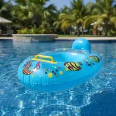 Boia Bote Inflável Infantil Assento Piscina Criança Praia Bebê 30kg