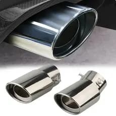 Ponteira Escapamento Aço Inox Saída 3 Polegadas Universal Modelo Direto/Modelo Curvado