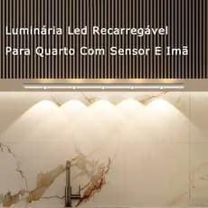 60CM Luz LED Sem Fio sensor De Inteligente Do Guarda-Roupa Quarto De Conveniência Carregamento USB