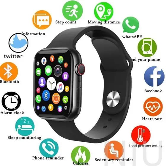 Smartwatch S20 Pro Max 2024 IWO13 Serie 9 Relógio Inteligente 1.83 polegadas Bluetooth Call AndroidIOS