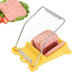 Cortador de Ovos e Carne para Almoço em Aço Inoxidável, Multifuncional, Fatiador de Alimentos, Banana, Queijo, Morango,