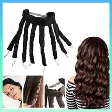 Modelador de Cabelo Sem Calor, Faixa de Cabelo para Cachos, Fita de Seda para Cachos, Modelador de Ondas Suaves para Dor