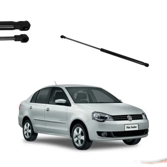 Par Amortecedor Capô VM Polo 2002 2003 2004 05 06 07