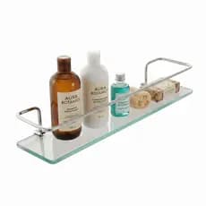 Porta Shampoo Reto Super  Resistente  Gmc Vidro  transparente Porta Shampoo  Resistente / Elegante /