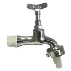 Torneira Para Jardim 1130 Metal Cromado Alta Qualidade Tanque Jardim
