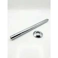 Braço De Chuveiro 40 Cm Metal Alta Qualidade. Cinza / Brilhante