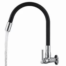 Torneira De Cozinha Injetplast 1167 Abs C70 Preto / Fosco