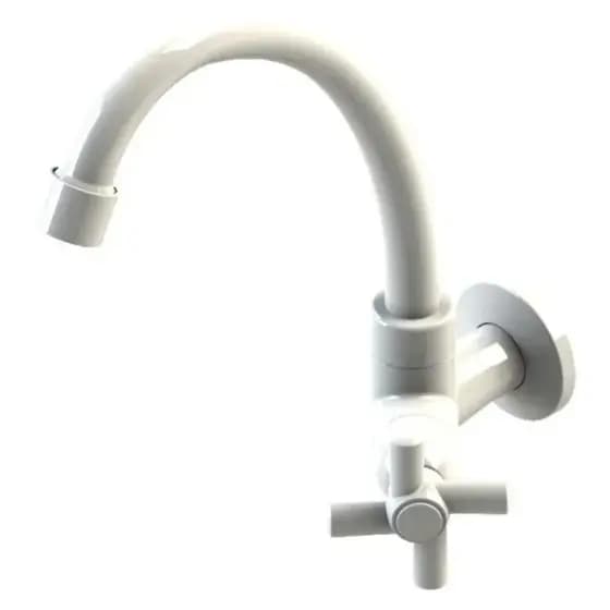 Torneira Cozinha 1167 C31 Branca Abs Injetplast Branco / Fosco
