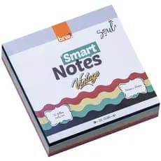 BLOCO SMART NOTES CUBE 76X76MM - VINTAGE -200FLS - 1CUBO