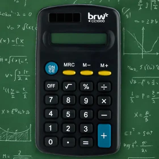 CALCULADORA PEQUENA 8 DÍGITOS DE BOLSO - PRETA
