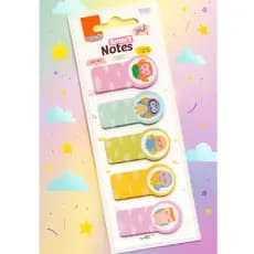 MARCADOR DE PÁG. SMART NOTES FUNNY 23X45MM 25FLS - 5MARC.