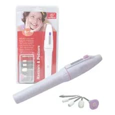 Lixa De Unha Elétrica Profissional Sem Fio Kapbom KA-1951 Recarregável Manicure Pedicure