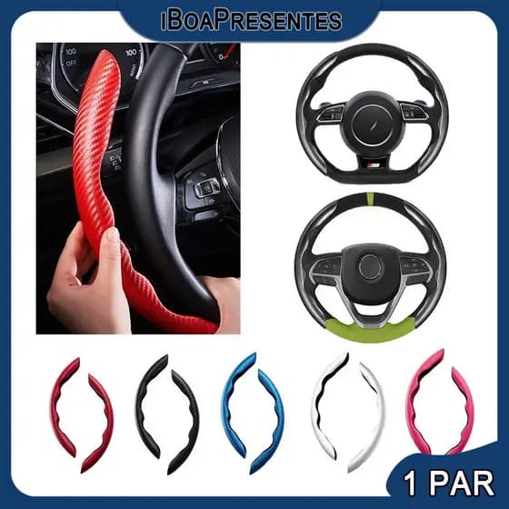 Tampa Fino De Volante De Carro Antiderrapante Interior 1Par iBoa Presentes