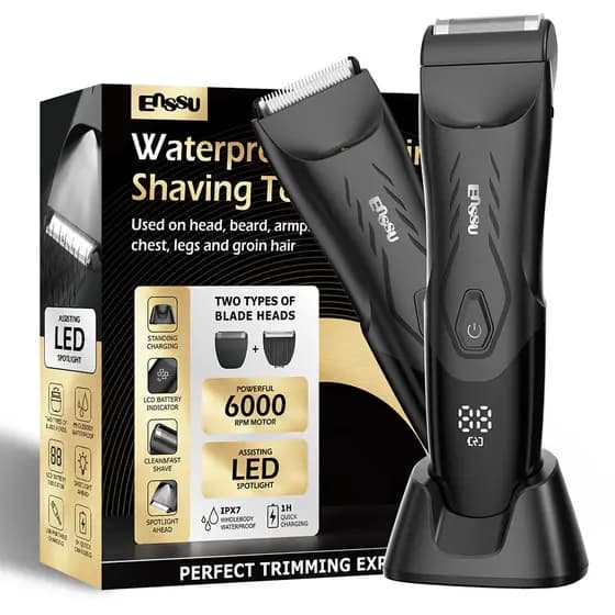 Aparador De Pelos Multifuncional Masculino Dispositivo Para Remoção De Pelos Íntimos Barbeador Elétrico Sem Fio