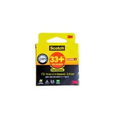 FITA ISOLANTE PRETA 33+ PROFISSIONAL 5M 0.19X19MM SCOTH - 3M