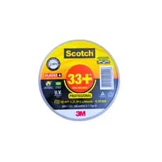 FITA ISOLANTE PRETA 33+ PROFISSIONAL 20M 0.19X19MM SCOTH - 3M