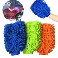 Luvas de Microfibra Multifuncional Superfina para Limpeza Lavagem de Carro Toalha de Limpeza Luva de Microfibra