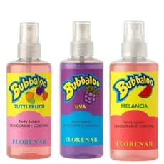 Kit 3x BODY SPLASH BUBBALOO UVA, TUTTI FRUTTI E MELANCIA 100ml