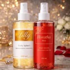 Kit 2 Body Splash Pós Banho Feminino Florata Red e Lily 200ml