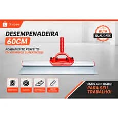 DESEMPENADEIRA 60CM CABO DE ALUMINIO PARA MASSA CORRIDA COM CABO UNIVERSAL