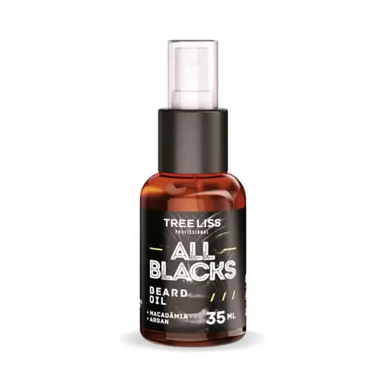 Óleo para Barba Barbearia All Blacks argan Treeliss - 35ML