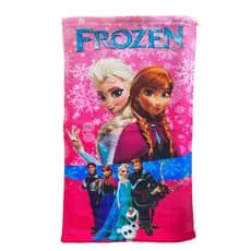 Toalha de Praia/Banho Frozen Rosa