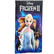 Conjunto Toalha Frozen 2(Filme) 1 Toalha de Banho/Praia TAM- G E 1 Toalha de Mão e Boa TAM-P