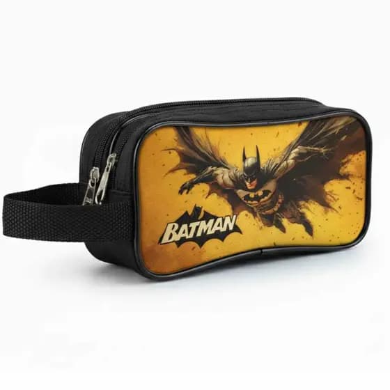Estojo Escolar Infantil Batman Com Dois Repartimentos