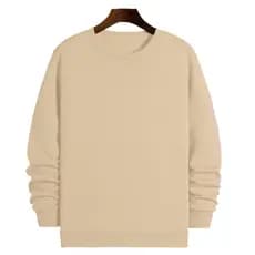 Moletom careca liso gola redonda unissex com ribana flanelado  blusa de frio Promoção Estoque