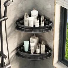 Suporte De Shampoo De Aluminio Prateleiras De Banheiro Sem Furo Premium suporte de banheiro