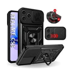 Capa Capinha Armor Anti Impacto Militar Ring P/ Realme C53