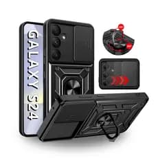 Capa Capinha Armor Ring Militar Anti-Impacto P/ Galaxy S24 Normal - Protetora