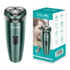 Barbeador Laminas Resistentes Elétrico Profissional Recarregável 2 Em 1 DALING DL-9201