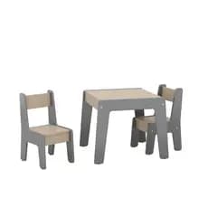 Mesa Infantil BELLA  com 2 Cadeiras e 1 mesa MDF - Cores criança
