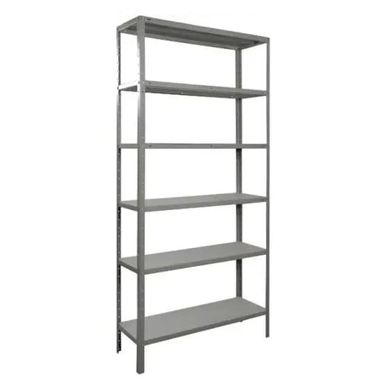 Estante Armário Prateleira Aço 6 Bandejas Organizador Galvanizada Suporta 150kg 198cm x 90cm x 28cm