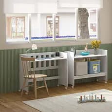 Mini Berço Flex Baby 5 em 1 Multifuncional com Rodinhas, Colchão e Suporte  Mosquiteiro – 100% MDF