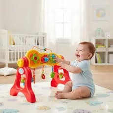 Brinquedo para Bebê Centro de Atividades Play Gym Colorido ou Rosa com Som Maral