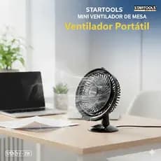 Mini Ventilador de Mesa USB Silencioso Premium Portátil Eficiente calor verão Startools 2w