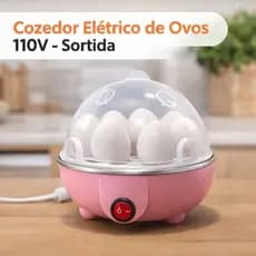 Cozedor de Ovos Elétrico Portátil Cozinha à Vapor 110V Cor Sortida 7 ovos