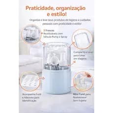 Kit 3 Frascos Spray Reutilizáveis Portátil Transparente 50ml 100ml Viagem Academia Bolsa Cosméticos