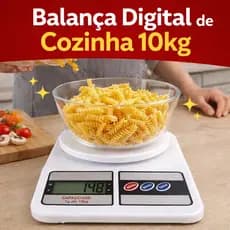 Balança Digital Cozinha 10kg Precisa Marmitas Saudável Emagrecimento Função Tara Dieta Treino