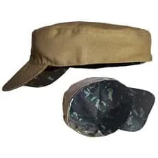 Gorro Militar Pala Mole Bege Camuflado Dupla Face Cobertura