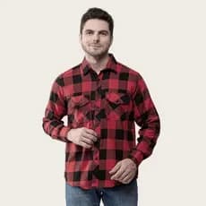 Camisa Xadrez Masculina Manga Longa Flanelada
