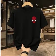 Camiseta Unisex estampa Spider-Man (Homem-Aranha)  100%  T-shirt Tecido Premium 100% Algodão Envio Imediato