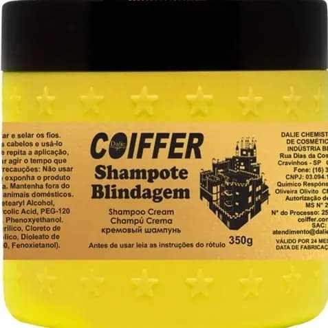 Shampote Blindagen Coiffer Shampoo Hidratante e Condicionador Tratamento Capilar PósProgressiva 350G