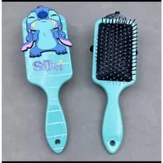 Escova de cabelo Stitch cerdas macias adulto e infantil Lilo Stich Angel