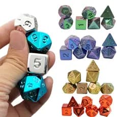 Processamento de Dados Eletrodeposição de Dados Jogo de Tabuleiro de Papel Colorido para Dragões, Pathfinder, D&D e RPG