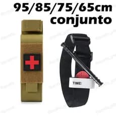 conjunto Torniquete + Bolsa , APH, Cinto de Emergência de Sobrevivência